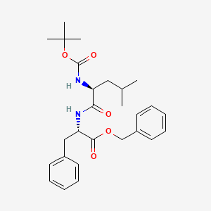 (S)-Benzyl 2-((S)-2-(tert-butoxycarbonylamino)-4-methylpentanamido)-3-phenylpropanoate