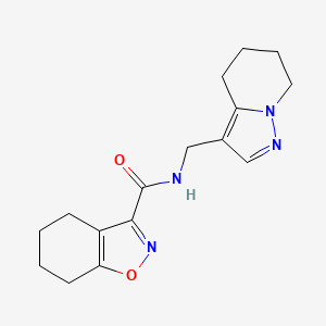 N-((4,5,6,7-tetrahydropyrazolo[1,5-a]pyridin-3-yl)methyl)-4,5,6,7-tetrahydrobenzo[d]isoxazole-3-carboxamide