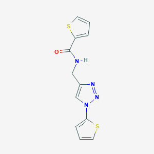 N-((1-(thiophen-2-yl)-1H-1,2,3-triazol-4-yl)methyl)thiophene-2-carboxamide