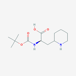 (2R)-2-{[(tert-butoxy)carbonyl]amino}-3-(piperidin-2-yl)propanoicacid