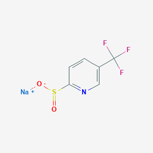 molecular formula C6H3F3NNaO2S B2527560 Sodium 5-(trifluoromethyl)pyridine-2-sulfinate CAS No. 2098851-48-8