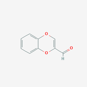 molecular formula C9H6O3 B2527580 1,4-Benzodioxin-2-carbaldehído CAS No. 169836-21-9