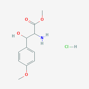 Methyl 2-amino-3-hydroxy-3-(4-methoxyphenyl)propanoate hydrochloride