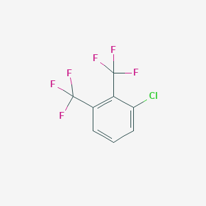molecular formula C8H3ClF6 B2527592 1-Chloro-2,3-bis(trifluoromethyl)benzene CAS No. 1221272-75-8
