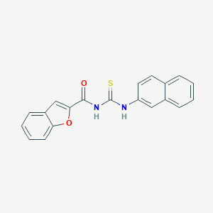 molecular formula C20H14N2O2S B252760 N-(naphthalen-2-ylcarbamothioyl)-1-benzofuran-2-carboxamide 