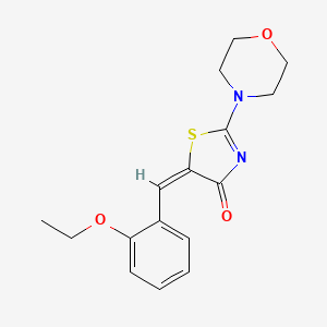 (E)-5-(2-ethoxybenzylidene)-2-morpholinothiazol-4(5H)-one