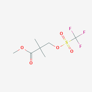 Methyl 2,2-dimethyl-3-(trifluoromethanesulfonyloxy)propanoate