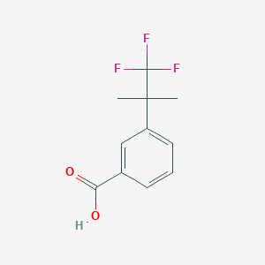 molecular formula C11H11F3O2 B2527626 3-(1,1,1-三氟-2-甲基丙烷-2-基)苯甲酸 CAS No. 1448318-87-3