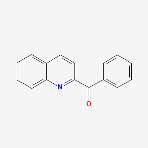 molecular formula C16H11NO B2527642 2-苯甲酰喹啉 CAS No. 16576-25-3