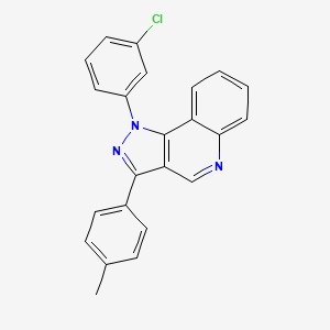 1-(3-chlorophenyl)-3-(4-methylphenyl)-1H-pyrazolo[4,3-c]quinoline