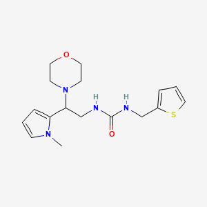 1-(2-(1-methyl-1H-pyrrol-2-yl)-2-morpholinoethyl)-3-(thiophen-2-ylmethyl)urea