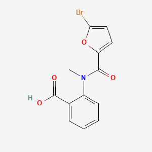 molecular formula C13H10BrNO4 B2527727 2-(N-甲基-5-溴呋喃-2-酰胺)苯甲酸 CAS No. 953717-14-1