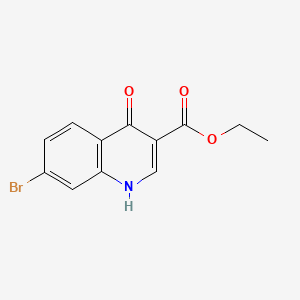 molecular formula C12H10BrNO3 B2527754 Ethyl 7-bromo-4-hydroxyquinoline-3-carboxylate CAS No. 1116339-64-0; 179943-57-8