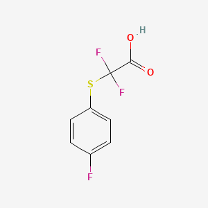 2,2-Difluoro-2-(4-fluorophenylthio)acetic acid
