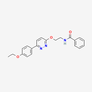 N-(2-((6-(4-ethoxyphenyl)pyridazin-3-yl)oxy)ethyl)benzamide