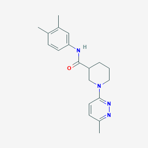 molecular formula C19H24N4O B2527960 N-(3,4-二甲苯基)-1-(6-甲基吡啶并嘧啶-3-基)哌啶-3-甲酰胺 CAS No. 2195878-92-1