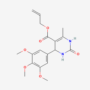 Allyl 6-methyl-2-oxo-4-(3,4,5-trimethoxyphenyl)-1,2,3,4-tetrahydropyrimidine-5-carboxylate