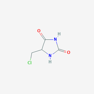 molecular formula C4H5ClN2O2 B2528030 5-(Chloromethyl)imidazolidine-2,4-dione CAS No. 857766-66-6