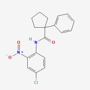 N-(4-Chloro-2-nitrophenyl)(phenylcyclopentyl)formamide