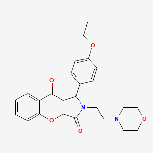 1-(4-Ethoxyphenyl)-2-(2-morpholinoethyl)-1,2-dihydrochromeno[2,3-c]pyrrole-3,9-dione