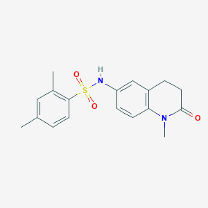 2,4-dimethyl-N-(1-methyl-2-oxo-1,2,3,4-tetrahydroquinolin-6-yl)benzenesulfonamide