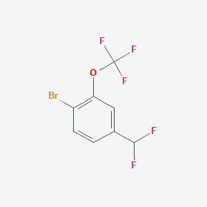 1-Bromo-4-(difluoromethyl)-2-(trifluoromethoxy)benzene