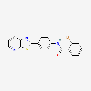 2-bromo-N-(4-(thiazolo[5,4-b]pyridin-2-yl)phenyl)benzamide