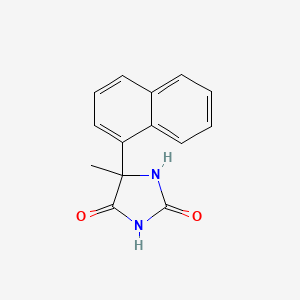 5-Methyl-5-(naphthalen-1-yl)imidazolidine-2,4-dione