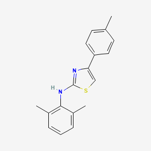 N-(2,6-dimethylphenyl)-4-(4-methylphenyl)-1,3-thiazol-2-amine