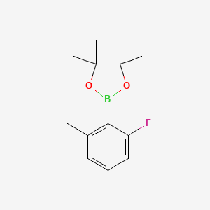 2-(2-Fluoro-6-methylphenyl)-4,4,5,5-tetramethyl-1,3,2-dioxaborolane