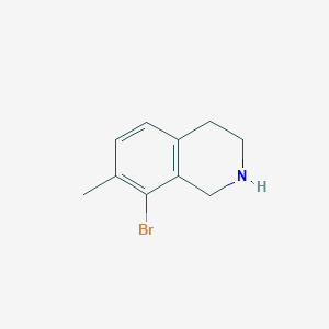 molecular formula C10H12BrN B2528100 8-Bromo-7-methyl-1,2,3,4-tetrahydroisoquinoline CAS No. 1784607-28-8