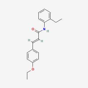 (2E)-3-(4-ethoxyphenyl)-N-(2-ethylphenyl)prop-2-enamide