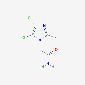 molecular formula C6H7Cl2N3O B2528112 2-(4,5-dichloro-2-methyl-1H-imidazol-1-yl)acetamide CAS No. 1219560-80-1