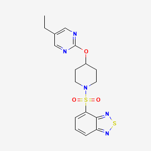 4-[4-(5-Ethylpyrimidin-2-yl)oxypiperidin-1-yl]sulfonyl-2,1,3-benzothiadiazole