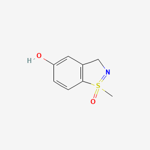 molecular formula C8H9NO2S B2528138 1-甲基-1-氧代-3H-1,2-苯并噻唑-5-醇 CAS No. 2649062-95-1