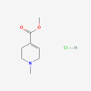 molecular formula C8H14ClNO2 B2528162 Methyl 1-methyl-1,2,3,6-tetrahydropyridine-4-carboxylate hydrochloride CAS No. 52632-29-8