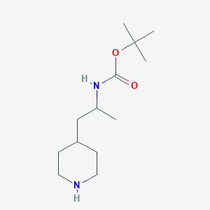 Tert-butyl N-(1-piperidin-4-ylpropan-2-yl)carbamate