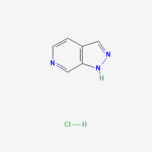 molecular formula C6H6ClN3 B2528361 1H-Pyrazolo[3,4-c]pyridine hydrochloride CAS No. 1956310-38-5
