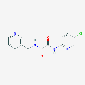 molecular formula C13H11ClN4O2 B2528397 N-(5-chloropyridin-2-yl)-N'-(pyridin-3-ylmethyl)ethanediamide CAS No. 920396-26-5