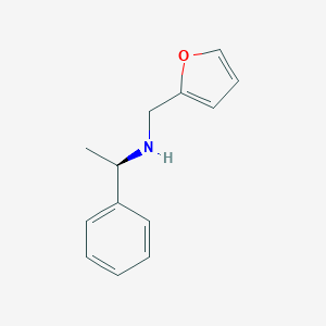 molecular formula C13H15NO B252844 (1R)-N-(furan-2-ylmethyl)-1-phenylethanamine 