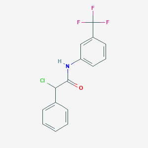 2-chloro-2-phenyl-N-[3-(trifluoromethyl)phenyl]acetamide
