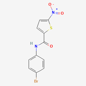 molecular formula C11H7BrN2O3S B2528476 N-(4-bromophenyl)-5-nitrothiophene-2-carboxamide CAS No. 324758-83-0