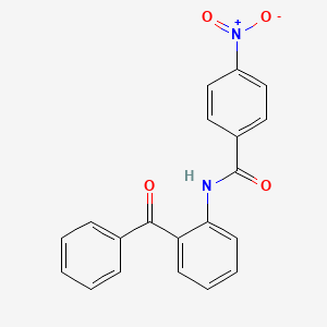 molecular formula C20H14N2O4 B2528505 N-(2-苯甲酰苯基)-4-硝基苯甲酰胺 CAS No. 308293-07-4