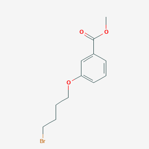 molecular formula C12H15BrO3 B2528567 3-(4-溴丁氧基)苯甲酸甲酯 CAS No. 486396-41-2