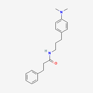 molecular formula C20H26N2O B2528577 N-{3-[4-(dimethylamino)phenyl]propyl}-3-phenylpropanamide CAS No. 953151-37-6