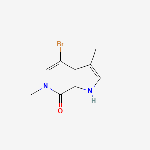 molecular formula C10H11BrN2O B2528609 4-Brom-2,3,6-trimethyl-1H-pyrrolo[2,3-c]pyridin-7(6H)-on CAS No. 1956379-66-0