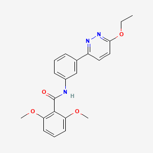 N-(3-(6-ethoxypyridazin-3-yl)phenyl)-2,6-dimethoxybenzamide