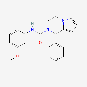 N-(3-methoxyphenyl)-1-(p-tolyl)-3,4-dihydropyrrolo[1,2-a]pyrazine-2(1H)-carboxamide