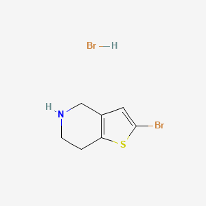 2-bromo-4H,5H,6H,7H-thieno[3,2-c]pyridine hydrobromide