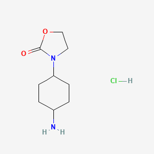 3-(4-Aminocyclohexyl)-1,3-oxazolidin-2-one;hydrochloride